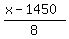%28x-1450%29%2F8