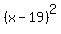 %28x-19%29%5E2