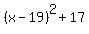 %28x-19%29%5E2+%2B+17