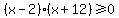 %28x-2%29%28x%2B12%29%3E=0