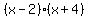 %28x-2%29%28x%2B4%29
