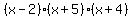 %28x-2%29%28x%2B5%29%28x%2B4%29