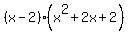 %28x-2%29%28x%5E2%2B2x%2B2%29