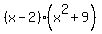 %28x-2%29%28x%5E2%2B9%29
