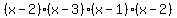%28x-2%29%28x-3%29%28x-1%29%28x-2%29