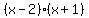 %28x-2%29%2A%28x%2B1%29%29