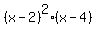 %28x-2%29%5E2%2A%28x-4%29
