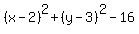 %28x-2%29%5E2%2B%28y-3%29%5E2-16