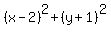 %28x-2%29%5E2%2B+%28y%2B1%29%5E2