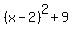 %28x-2%29%5E2%2B9