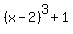 %28x-2%29%5E3%2B1