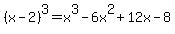 %28x-2%29%5E3=x%5E3-6x%5E2%2B12x-8