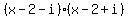 %28x-2-i%29%28x-2%2Bi%29