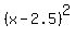 %28x-2.5%29%5E2