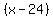 %28x-24%29