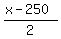 %28x-250%29%2F2