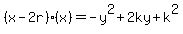 %28x-2r%29%28x%29=-y%5E2%2B2ky%2Bk%5E2