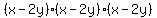 %28x-2y%29%28x-2y%29%28x-2y%29