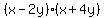 %28x-2y%29%2A%28x%2B4y%29