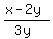 %28x-2y%29%2F%283y%29