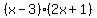 %28x-3%29%282x%2B1%29