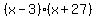 %28x-3%29%28x%2B27%29