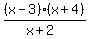 %28x-3%29%28x%2B4%29%2F%28x%2B2%29