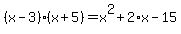 %28x-3%29%28x%2B5%29=x%5E2%2B2%2Ax-15