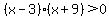 %28x-3%29%28x%2B9%29+%3E+0
