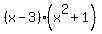%28x-3%29%28x%5E2%2B1%29