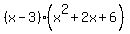%28x-3%29%28x%5E2%2B2x%2B6%29