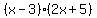 %28x-3%29%2A%282x%2B5%29