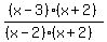 %28x-3%29%2A%28x%2B2%29%2F%28%28x-2%29%2A%28x%2B2%29%29