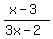 %28x-3%29%2F%283x-2%29