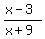 %28x-3%29%2F%28x%2B9%29