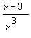 %28x-3%29%2F%28x%5E3%29