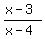 %28x-3%29%2F%28x-4%29