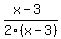%28x-3%29%2F2%28x-3%29