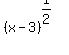 %28x-3%29%5E%281%2F2%29
