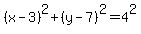 %28x-3%29%5E2%2B%28y-7%29%5E2=4%5E2