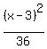 %28x-3%29%5E2%2F36