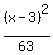 %28x-3%29%5E2%2F63