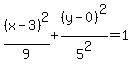 %28x-3%29%5E2%2F9%2B%28y-0%29%5E2%2F5%5E2=1