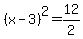 %28x-3%29%5E2=12%2F2