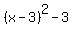 %28x-3%29%5E2+-3