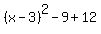 %28x-3%29%5E2-9%2B12
