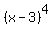 \"%28x-3%29%5E4\"