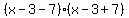 %28x-3-7%29%28x-3%2B7%29