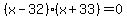 %28x-32%29%28x%2B33%29+=+0