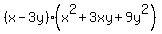 %28x-3y%29%28x%5E2%2B3xy%2B9y%5E2%29